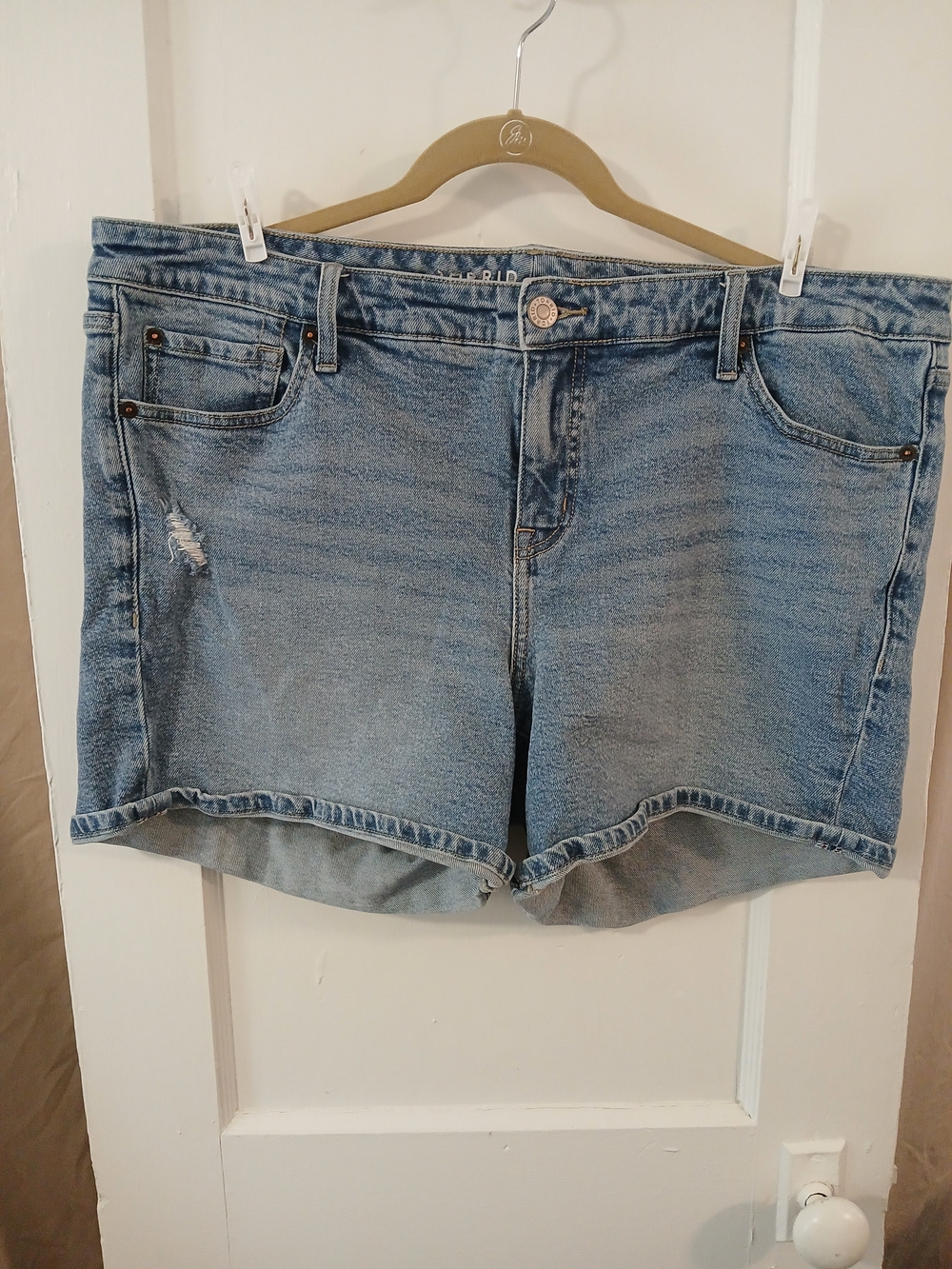 Torrid Light Wash Denim Jean Shorts [151]